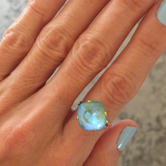 Aquamarine Crystal Ring - Picture 3 of 12